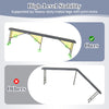 6 feet folding HDPE bench with heavy-duty metal legs and joint locks, showcasing high-level stability for outdoor use.