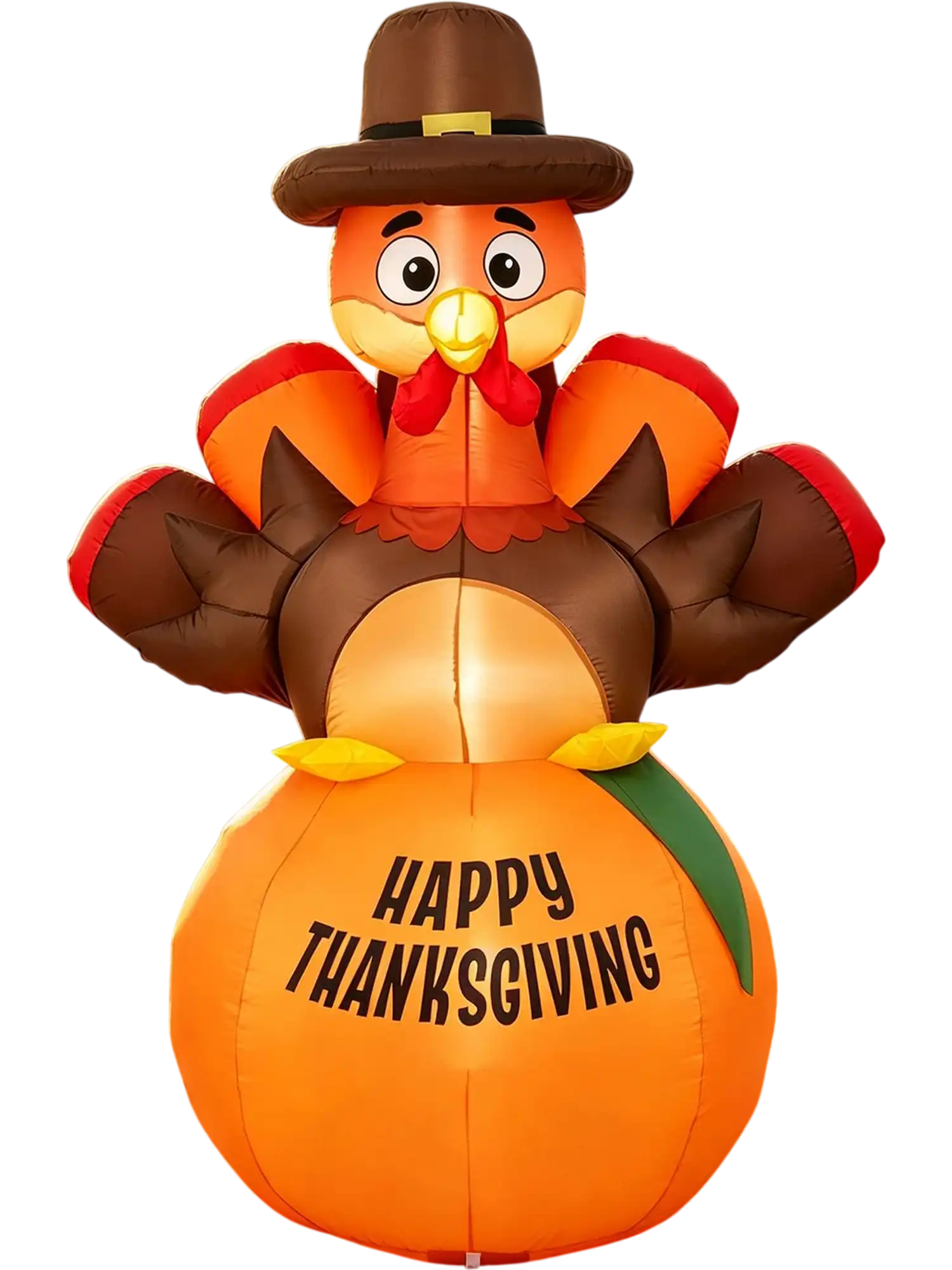Costway 6' Happy Thanksgiving Inflatable Turkey Yard Decoration 82715424 New
