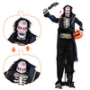 Animated 6 ft Halloween vampire pirate decoration features a pop-up head, flashing red eyes, and a pumpkin trophy for spooky fun.