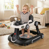 6-in-1 Baby Walker with Canopy Portable Activity Center Bouncer Rocker Combo with Music-White - Gallery View 1 of 11
