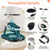 6-in-1 baby walker with removable canopy, adjustable height, and colorful LED lights for versatile play and exploration.
