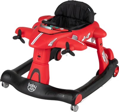 Costway 6-in-1 Baby Walker with Wheels Detachable Play Platform 16300573 New