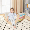 Kids climbing arch playset with removable cushion, multicolor design, promoting physical development and sensory.