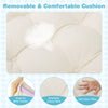 Removable cushion with soft cotton filling for the 6 in 1 Kids Climbing Arch Playset, ensuring comfort and safety.
