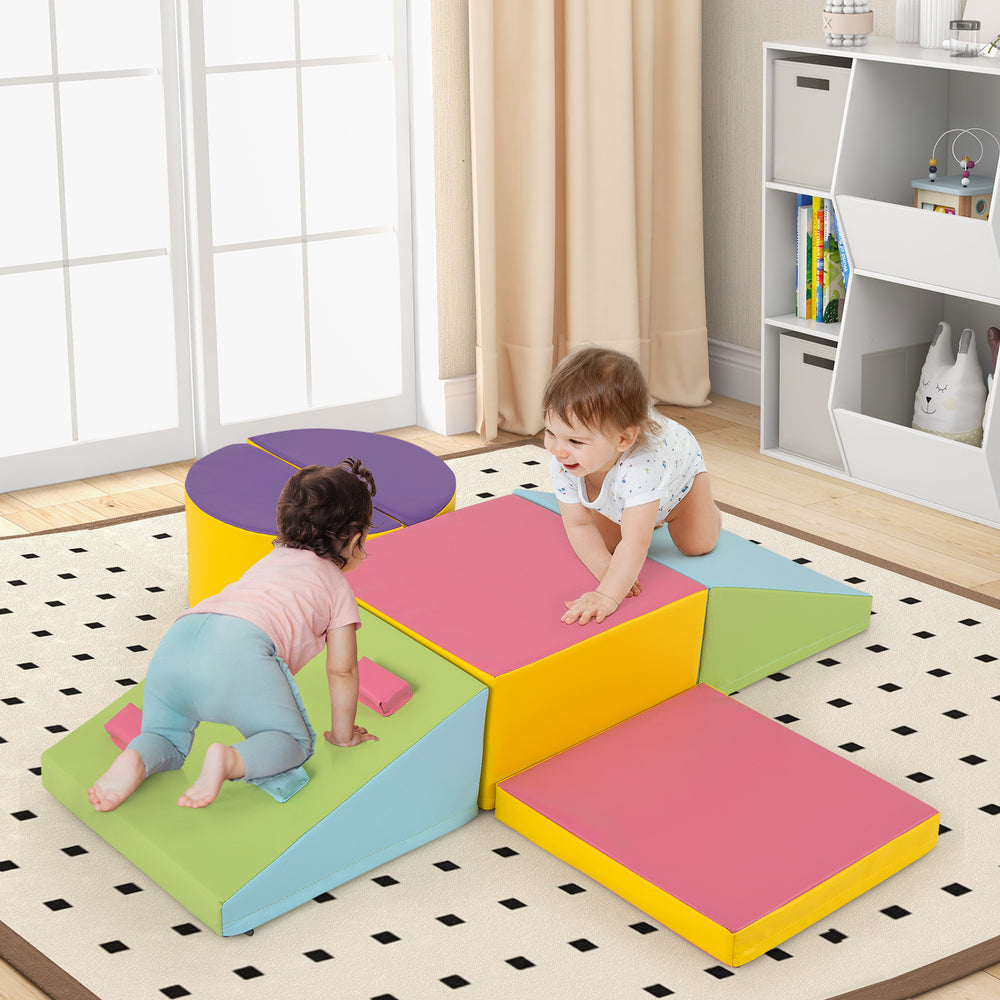 6-Piece Foam Climbing Blocks with Hook and Loop Fasteners - Gallery View 1 of 10