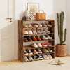 6-tier Shoe Rack with Anti-tipping Device for Entryway-Rustic Brown - Gallery View 1 of 9