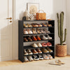 6-tier Shoe Rack with Anti-tipping Device for Entryway-Black - Gallery View 1 of 9