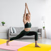 6 x 2 FT Tri-Fold Gym Mat with Handles and Removable Zippered Cover-Yellow - Gallery View 1 of 9