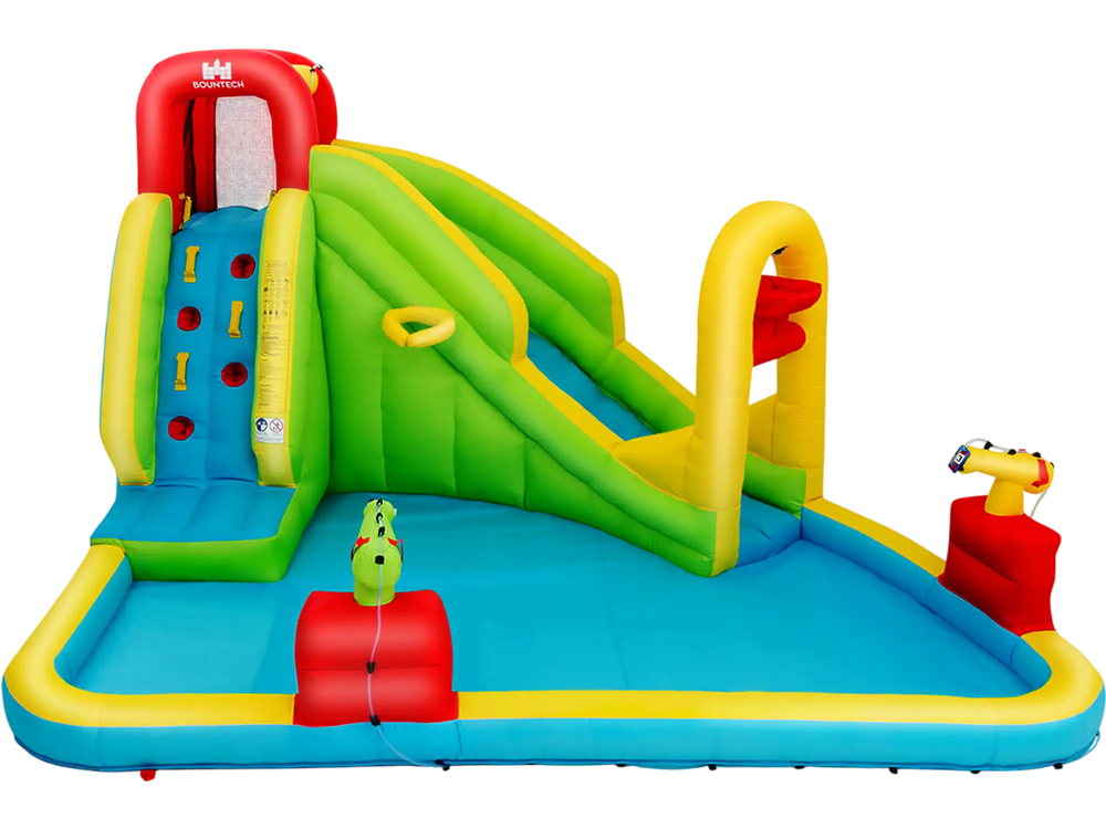 Inflatable Splash Jump Slide Water Bounce without Blower