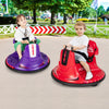 12V Kids Ride On Bumper Car with Remote Control Lights and Music-Red - Gallery View 1 of 11