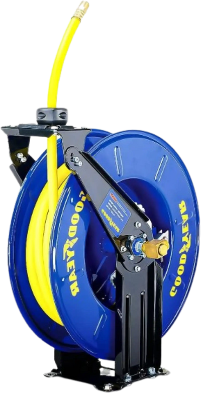 Goodyear Industrial Retractable Air Hose Reel Dual Arm 1/2