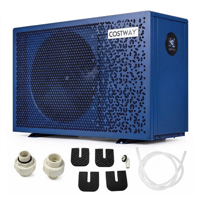 Costway 70000 BTU Swimming Pool Heat Pump w/ 1/2/3 Hour Timer 35769059 New