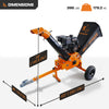 DK2 Power V2 Series Chipper Shredder — 6in., 15 HP, 420cc, Tow-Behind, Model# OPC506-V2