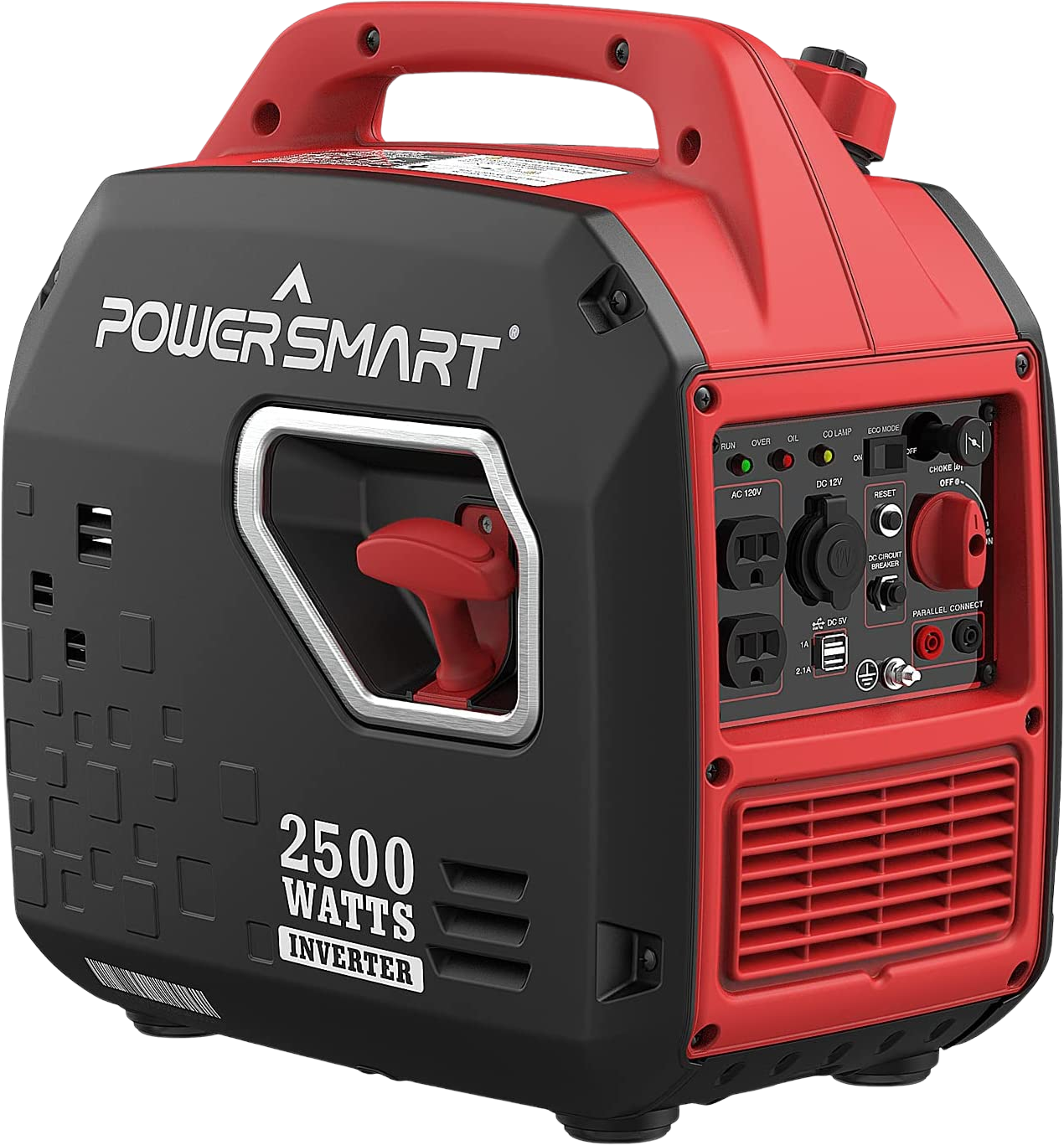 Powersmart PS5020W Inverter Generator 1900/2500W Gas 4 Stroke Recoil Start New