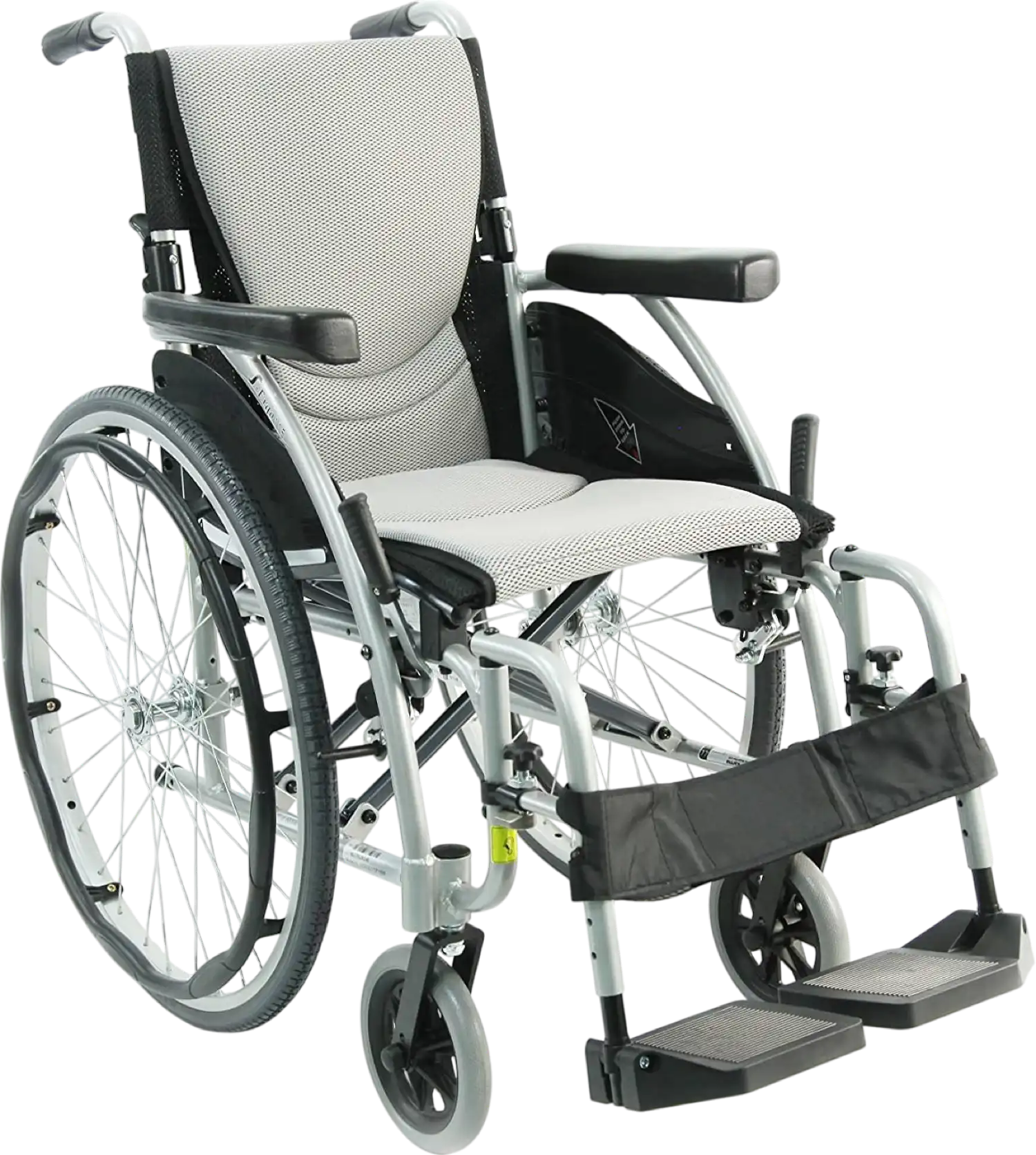 Karman S-Ergo 115 Wheelchair Ultra Lightweight Ergonomic with Swing-Away Footrest New
