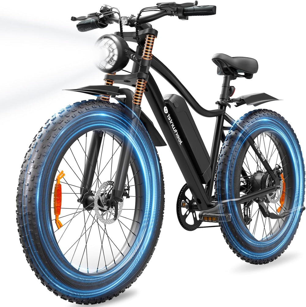electric motor powered bicycle isinwheel M10 Plus Electric Bike 750W Motor 48V Battery 65 Mile Range – FactoryPure