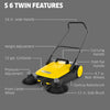 Karcher S 6 Twin Push Sweeper 33.9" Width 10 Gal. Capacity New