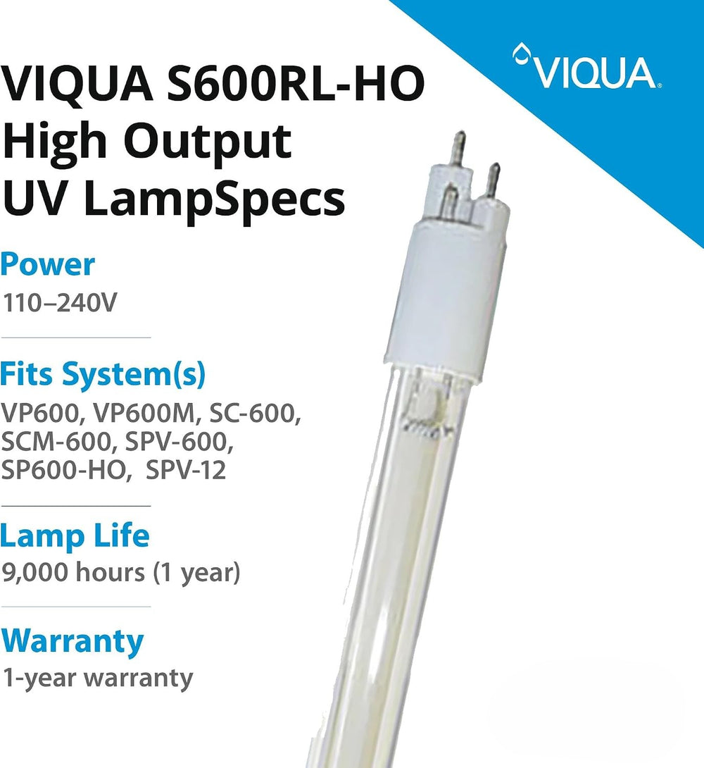 Viqua S600RL-HO Replacement UV Lamp New