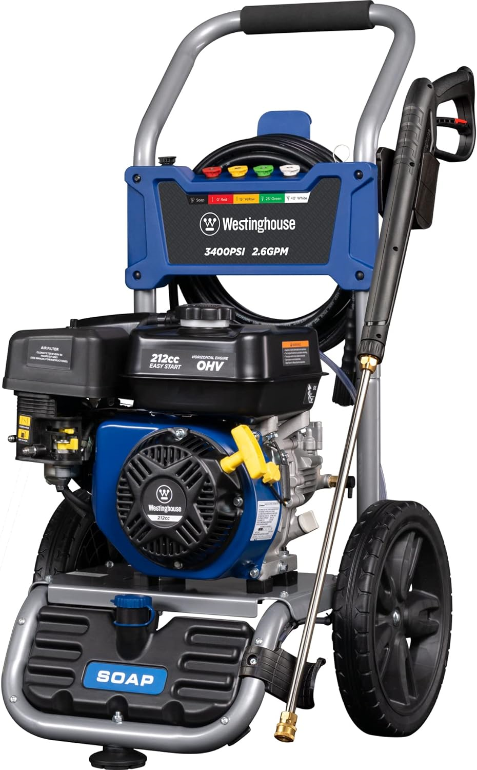 Westinghouse WPX3400 Pressure Washer 3400 PSI 2.6 GPM Gas New