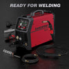 ARCCAPTAIN MIG180 MIG Welder 2T/4T 110V 220V LED Display 6-in-1 Welding Machine