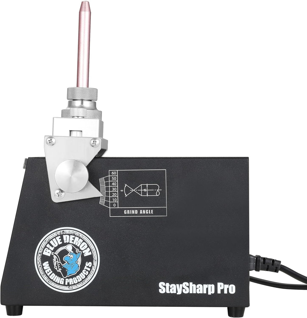 Blue Demon StaySharp Pro Tungsten Sharpener 0-60° 5000 RPM with 3 Collets New