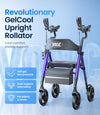 Vocic Z22 Upright Rollator Walker with GelCool Adjustable Armrests Foldable New