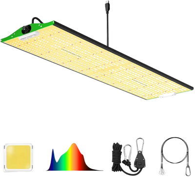 Viparspectra P4000 Full Spectrum 400W LED Grow Light with Upgraded SMD LEDs and Dimmable Plant Light New