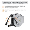 Giraffe Tools Retractable Pressure Hose Reel 1/4in 65ft 2600 PSI New