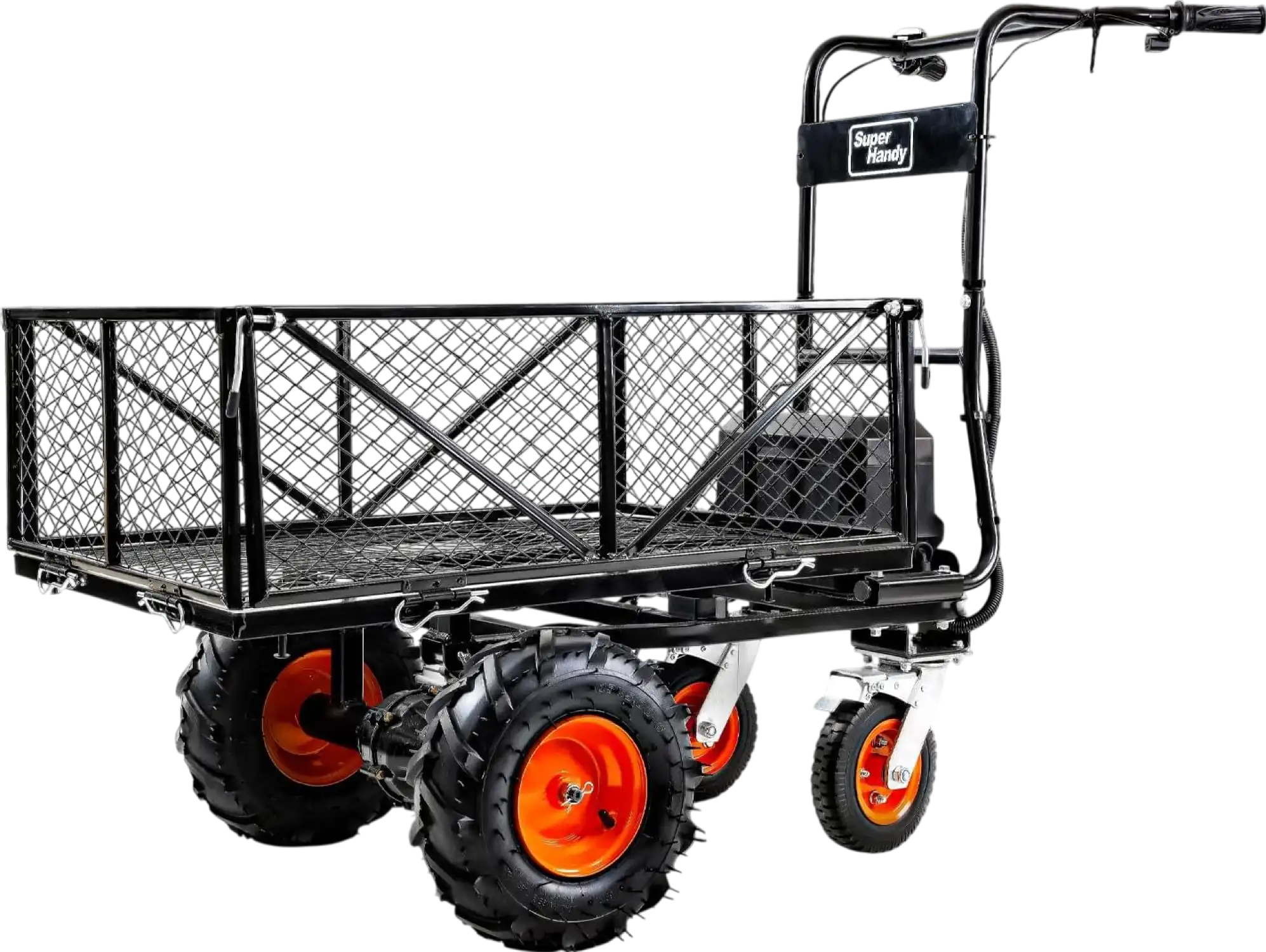 Super Handy GUO122 48V 2Ah 660 lb Working Capacity Electric Utility Power Wagon New