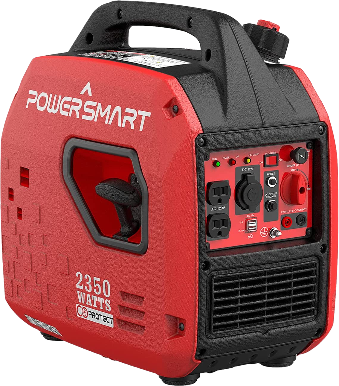 Powersmart PS5025C Inverter Generator 1900/2350W Gas 4 Stroke Recoil Start New