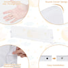 Foldable bed rail in white with breathable mesh, adjustable strap, and removable cover for toddler safety and easy.