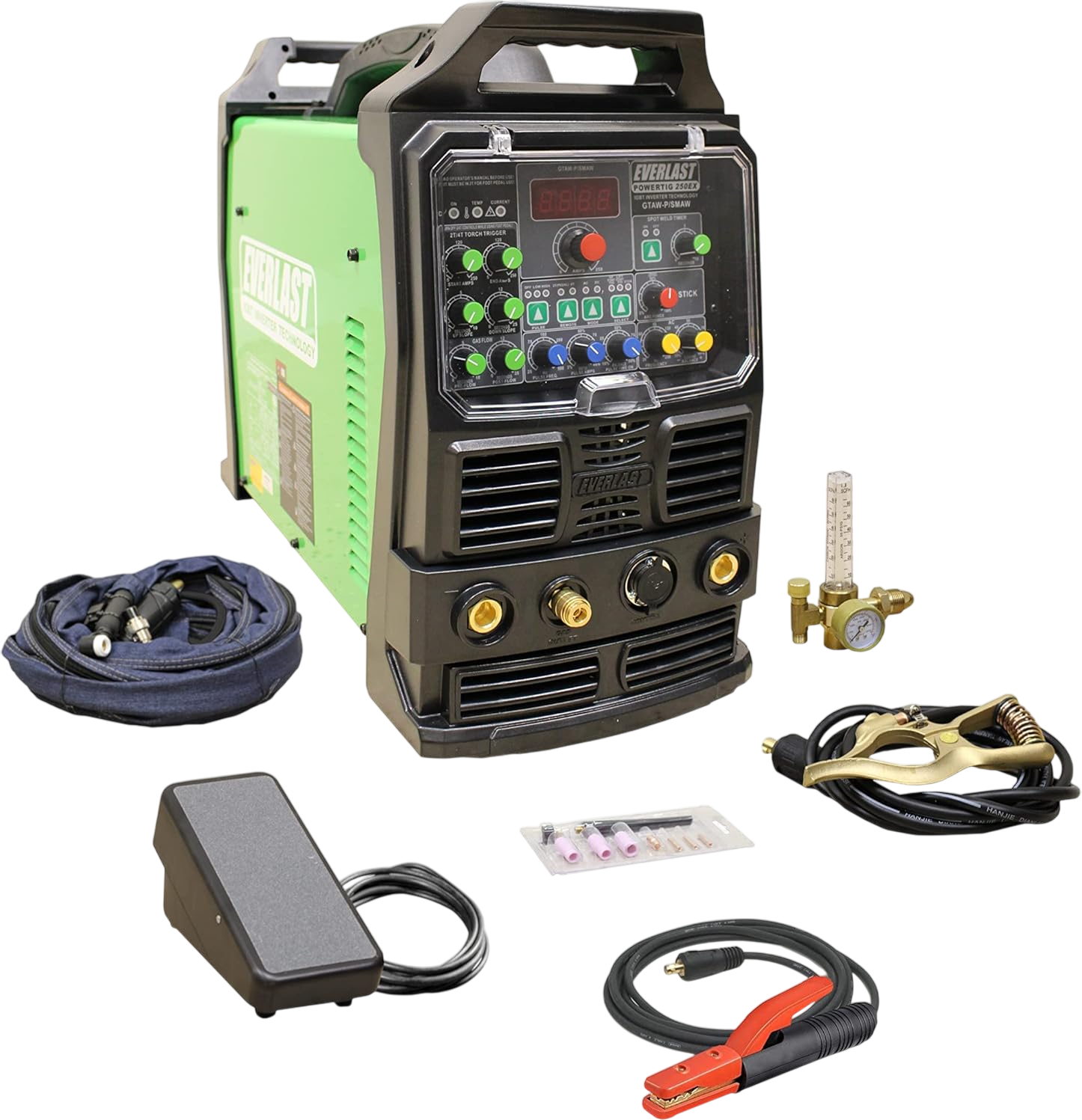 Everlast PowerTIG 250EX Welder Digital Inverter TIG/Stick AC DC 250Amp 220/240V New