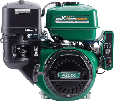Maxpeedingrods MXR420E 4-Stroke Gas Engine with Electric Start 15HP 420cc Horizontal New