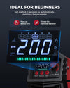 ARCCAPTAIN ARC200L Stick/Lift TIG Welder with Lift TIG Torch Large LED Display 110V/220V Welding Machine