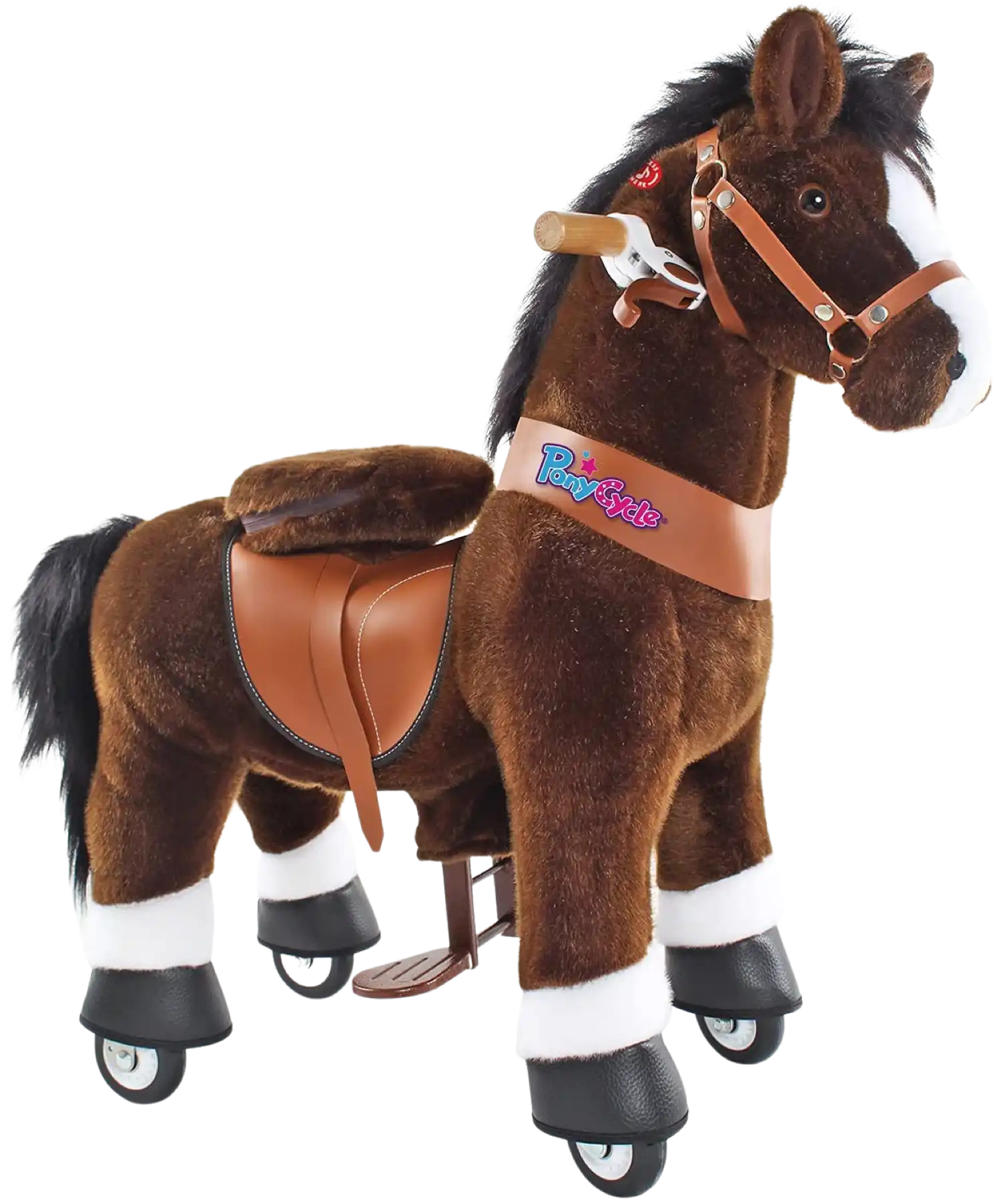 PonyCycle Ux421 Ride On Horse Chocolate Medium New