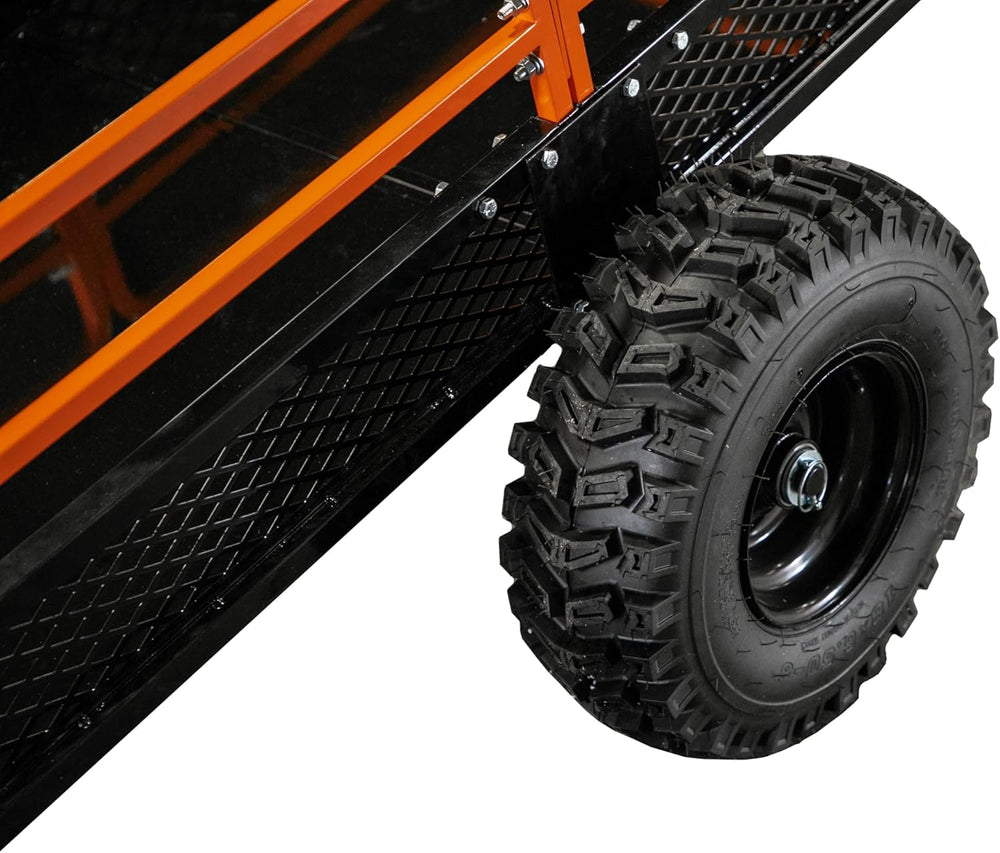 MotoAlliance Impact Implements ATV/UTV Utility Trailer Dump Cart with Steel Floor 1500 Lbs New