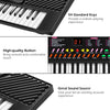 54 standard keys of the kids electronic music piano, featuring high-quality buttons for a comfortable touch experience.