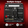 Maxpeedingrods 1800W/2400W Inverter Generator Gas Low THD CO Alert Bluetooth App MXR2400GT-US New