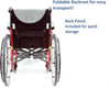 Karman S-Ergo 115 Wheelchair Ultra Lightweight Ergonomic with Swing-Away Footrest New