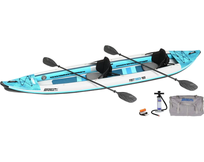 Sea Eagle 465FTK_P2 465ft FastTrack V-Bottom Inflatable Kayak Pro 2 Person Package New