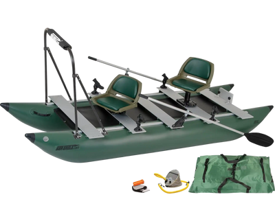 Sea Eagle 375FCK_P FoldCat Inflatable Fishing Boat Pro Angler Guide Package New