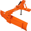 72" Heavy Duty 6-Way Rear Blade 3 Point Hitch Tractor Attachment,  RB72SE