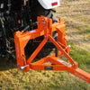 72" Landscape Rake with Bolt-On Wheels & 36 Tines 3 Point Hitch Tractor Attachment, LR72W
