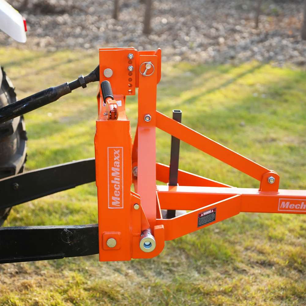 72" Landscape Rake with Bolt-On Wheels & 36 Tines 3 Point Hitch Tractor Attachment, LR72W