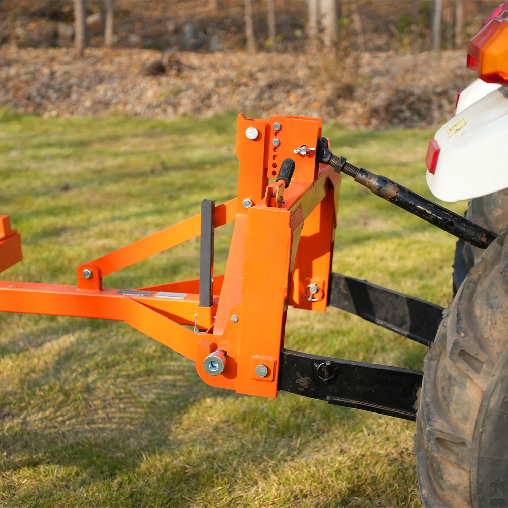 72" Landscape Rake with 36 Tines 3 Point Hitch Tractor Attachment,  LR72