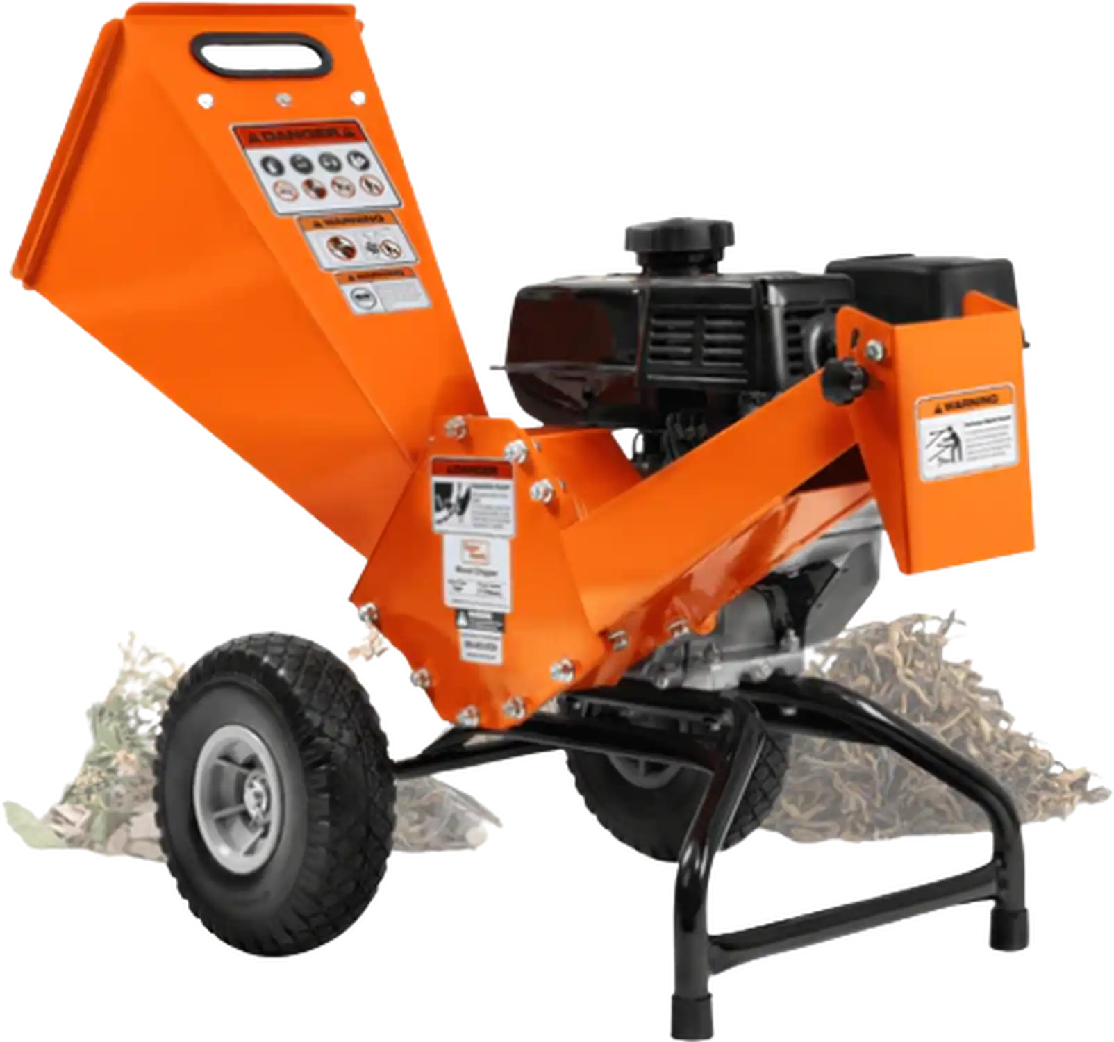Super Handy GUO074 Mini Wood Chipper Shredder Mulcher Heavy Duty 7HP Compact Design 3