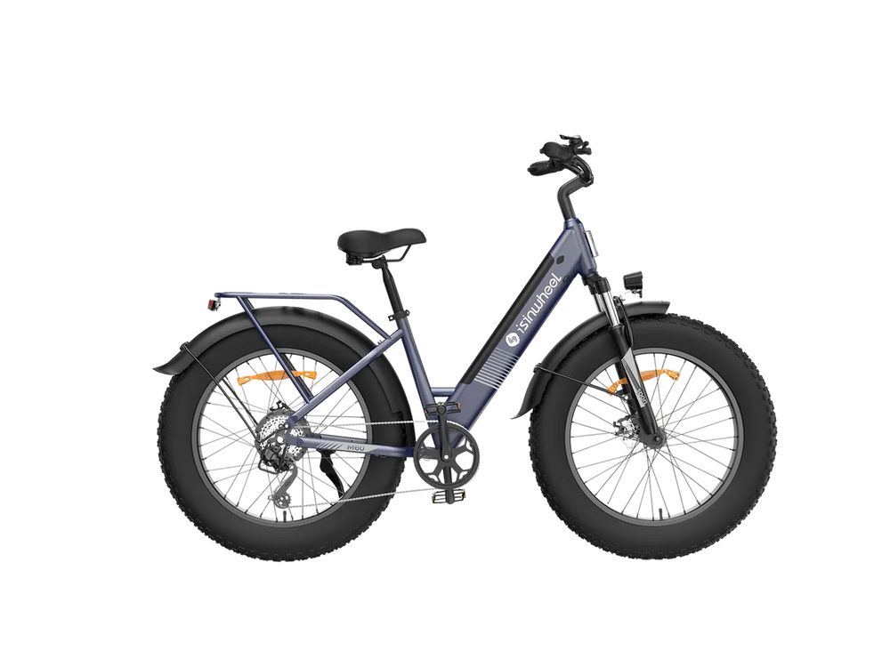 Isinwheel M60 Electric Bike All-Terrain 70 Mile Range 28 MPH 1500W New
