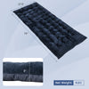 Navy camping cot pad measuring 75 x 27.5 inches, made of soft crystal velvet for comfortable outdoor lounging.