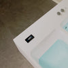 Empava Cold bath 55.12-in x 78.74-in White Acrylic Rectangle Alcove Whirlpool Tub with Drain ( Reversible Drain )