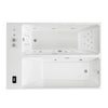 Empava Cold Bath 78.74" x 55.12" Rectangle Alcove Whirlpool Tub Reversible Drain New